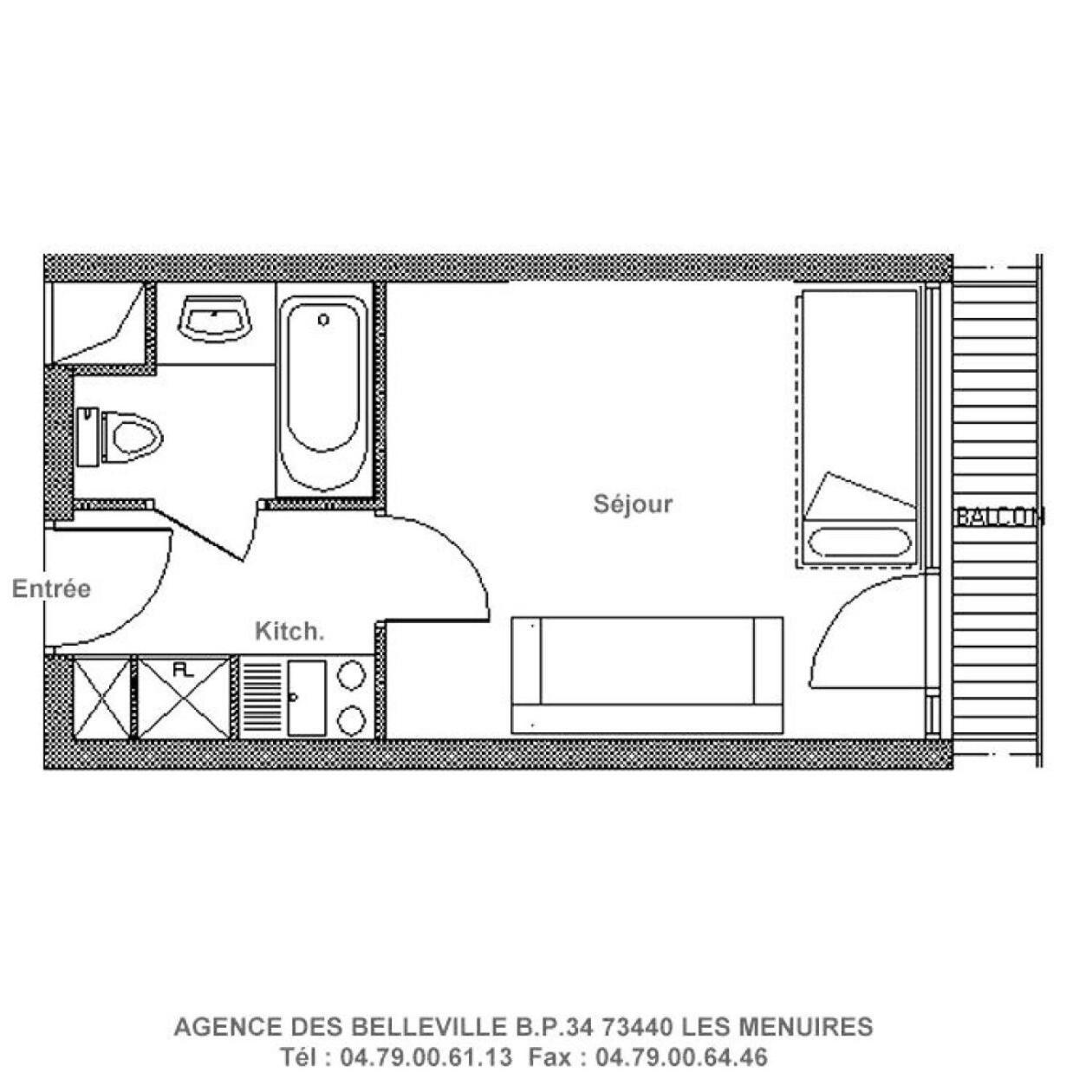 Residence Chaviere - Studio Agreable - Ski Au Pieds - Balcon Mae-2784 Saint-Martin-de-Belleville Bagian luar foto